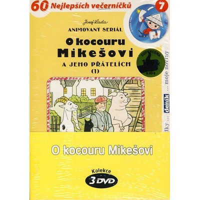 O kocouru Mikešovi 1 - 3 / kolekce 3 DVD