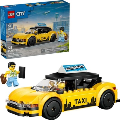 LEGO® City 60487 Žltý taxík