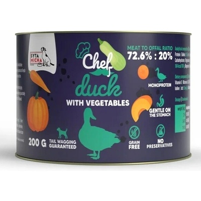 Syta Micha Chef Duck with vegetables Mono 200 g