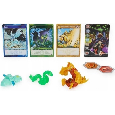 Bakugan Trojbalení s True Metal figurkou S4 NEO DRAGONOID x NANO FURY x NANO LANCER – Hledejceny.cz