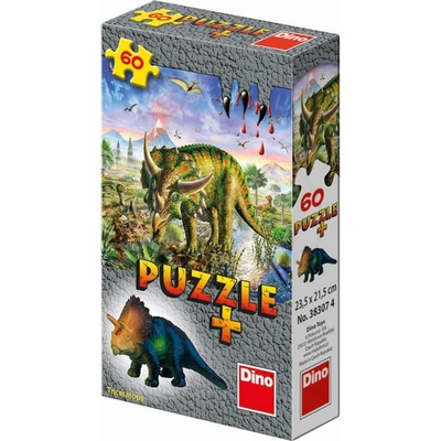 Dino Dinosauři s figurkou Triceratops 60 dielov