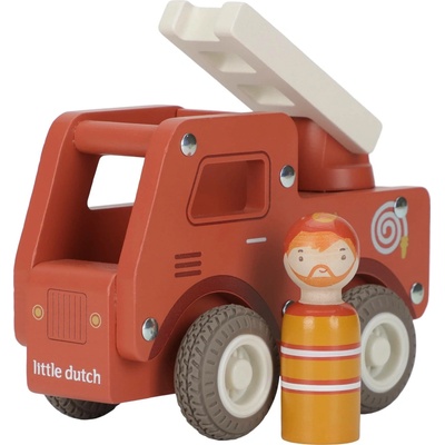 Little Dutch Hasičské auto dřevěné
