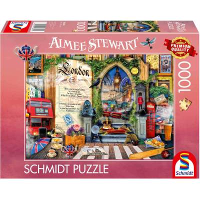 Ravensburger 19757 Aimee Stewart: Vzpomínky na Londýn 1000 dílků