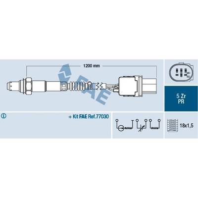 Lambda sonda FAE 75050