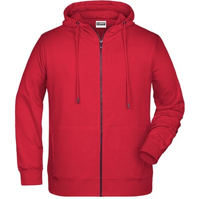 James & Nicholson pánska mikina JN8026 Red