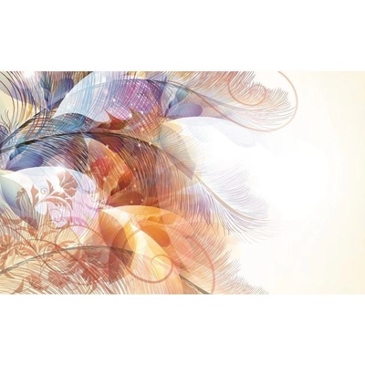 Preinterier FT0459 Fototapeta na stenu Abstrakcia listov vlies 416cm x 254cm