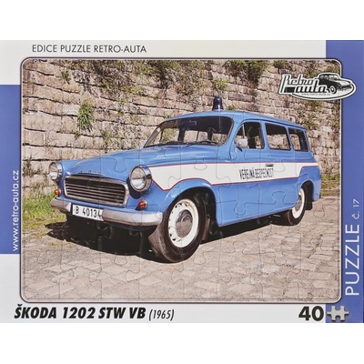 RETRO-AUTA č.17 Škoda 1202 STW VB 1965 40 dielov