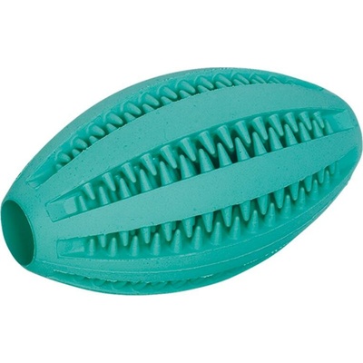 Nobby Dental hračka pro psy gumový míč ragby s mátou 11 x 6 cm
