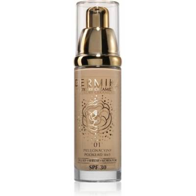 Dermika Luxury Ceramides SPF30 ošetrujúci make-up s ceramidmi 01 30 ml