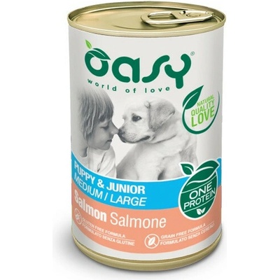 Oasy One Protein Puppy & Junior Medium/Large Salmon 400 g