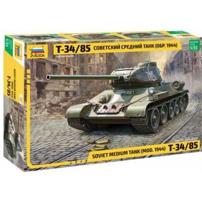 Zvezda Soviet Medium Tank T 34 85 3687 1:35