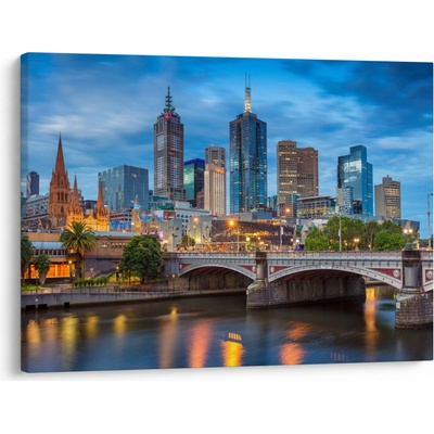 Obraz mesta Melbourne, jednodielne 70x50 cm