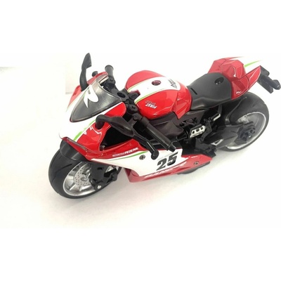 Alltoys Motorka 131 červená 1:14