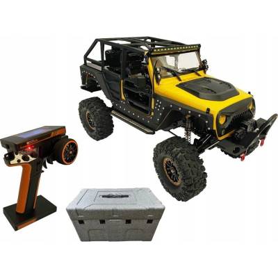 DF Models RC auto Crawler Df-4j XXL 4WDRTR Red-Black 1:10