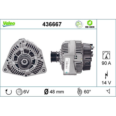 Alternátor VALEO 436667