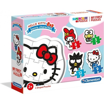 CLEMENTONI Moje první : Hello Kitty 4v1 2,3,4,5 dílků
