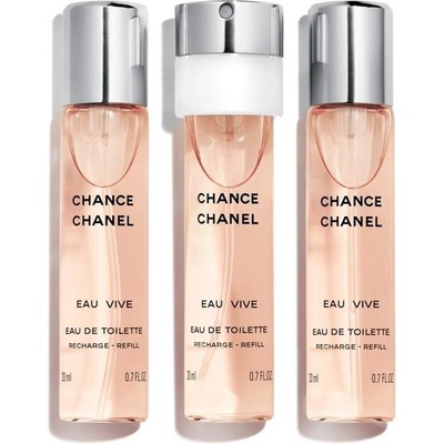 Chanel Chance Eau Vive toaletní voda dámská 3 x 20 ml – Hledejceny.cz