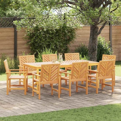 OMAXI 689605 Jídelní židle 8 pcs Přírodní 62,5 x 59 x 89 cm – Hledejceny.cz