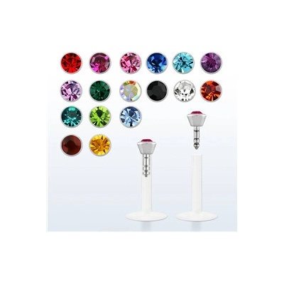 Piercingate Labreta s kamínkem PLA00286