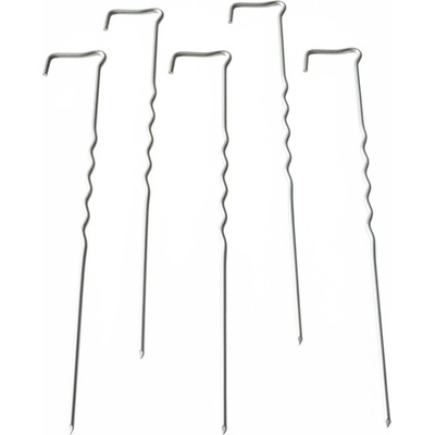 GTEX Ocelové kotvící skoby do země PROFI L 30cm × 4mm – balení 100 ks – Hledejceny.cz