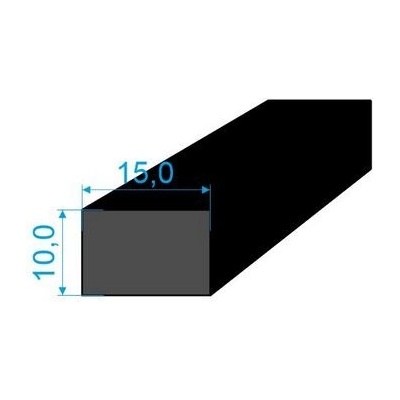 0596115 Pryžový profil 10x15mm, EPDM 70°Sh obdélníkový – Hledejceny.cz