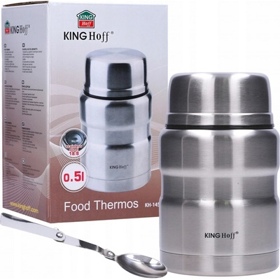 Kinghoff Nerezová termoska na stôl Silver 500 ml