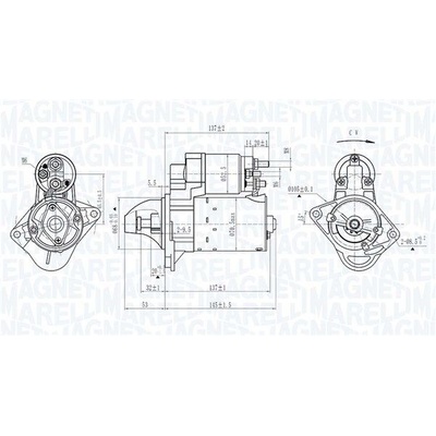Startér MAGNETI MARELLI 063725395010