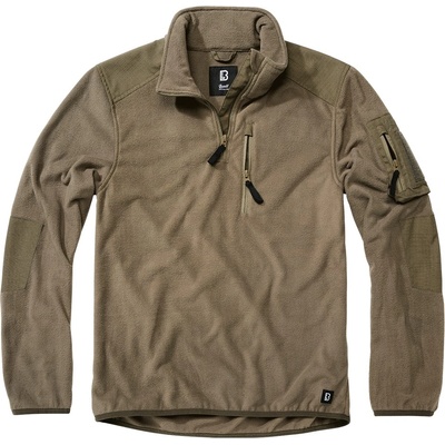 Brandit Fleece Troyer Ripstop olivová