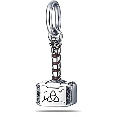 P&J Jewellery Stříbrný visací přívěsek Thórovo kladivo SBA25