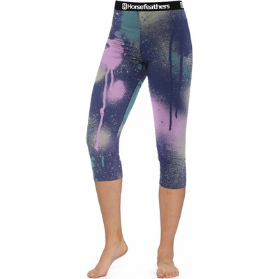 Horsefeathers Termo 3/4 kalhoty Mirra lila spray