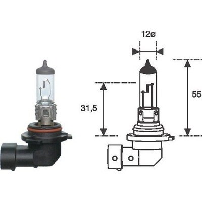 Žiarovka, diaľkový svetlomet MAGNETI MARELLI STANDARD 002577300000
