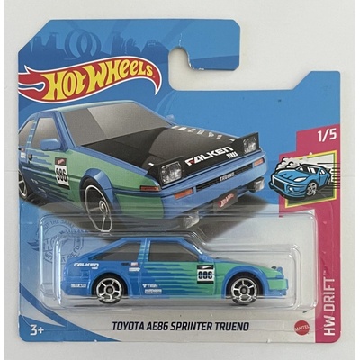 Mattel Hot Wheels Toyota AE86 Sprinter Trueno Falken