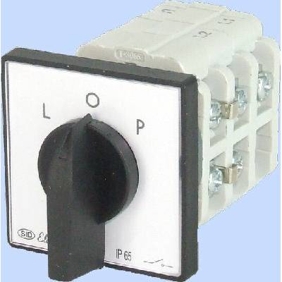 Elektromet Vačkový spínač L-0-P 3P 25A IP44 s čelním panelem 922527