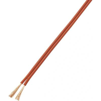 Tru Components 1567412 lanko LiY-Z 2 x 1 mm² červená čierna 10 m