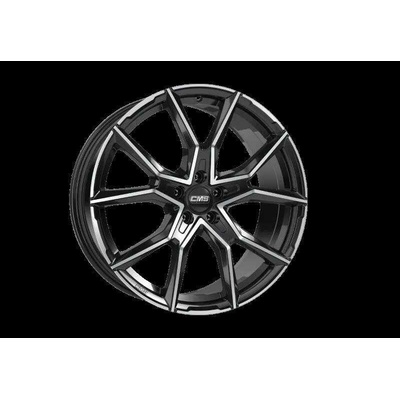 Alu kola CMS C33, 20x8.5 5x112 ET30, černá + leštění