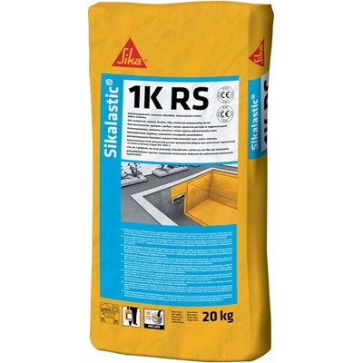 Sika Sikalastic-1K RS flexibilná hydroizolačná stierka s vláknami 20 kg – svetlosivá
