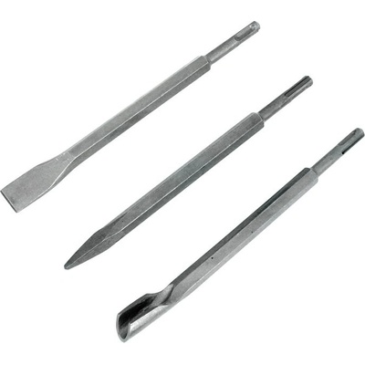 EXTOL CRAFT sekáče SDS PLUS, sada 3ks, 250mm, 23950
