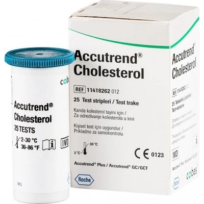 Accutrend testovací proužky Cholesterol 25 ks