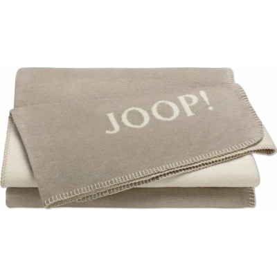 Biederlack JOOP! Melange Doubleface Stein-Natur pléd 150x200