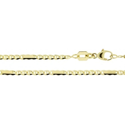 Luxur, Článkový řetízek Adis ze žlutého zlata, délka 18 cm, 585-28-4-0190.0Z00.0.18.000.34