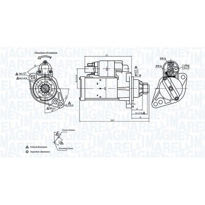 Startér MAGNETI MARELLI 063725818010