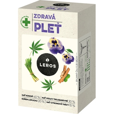 Leros Zdravá pleť čaj pro dokonalou pleť 20 x 1,5 g