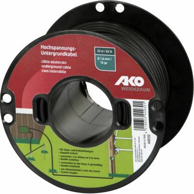 KERBL Vysokonapäťový kábel 10 m, 2 mm² – 44817