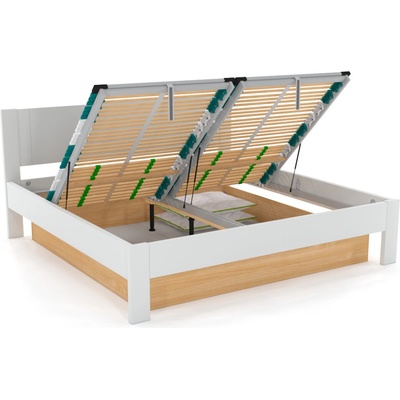 FajnSpánek-Bedton Úložný prostor Praktik z dýhy BUK 140 cm x 22 cm x 180 cm Bílá – Hledejceny.cz