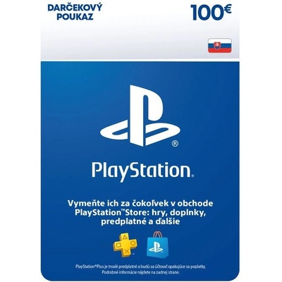 PlayStation predplatená karta 100€