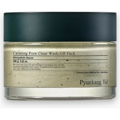 Pyunkang Yul Calming Pore Clear Wash Off Pack Jílová čisticí maska na póry s CICA a zeleným čajem 100 g