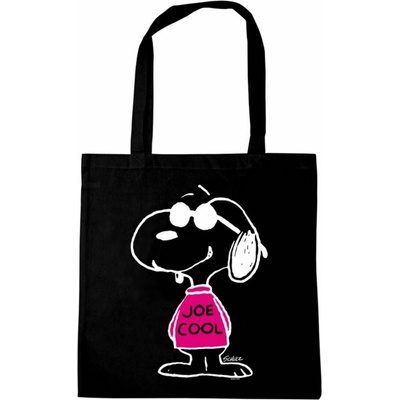 CurePink Shopping taška na rameno Snoopy Joe Cool Pink 38 x 42 cm – Hledejceny.cz