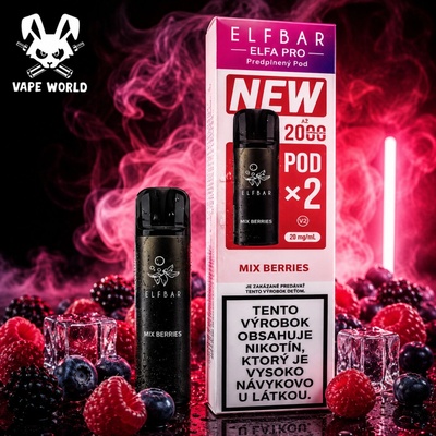 ElfBar Elfa Pro V2 Mix Berries 2 x 2 ml 20 mg