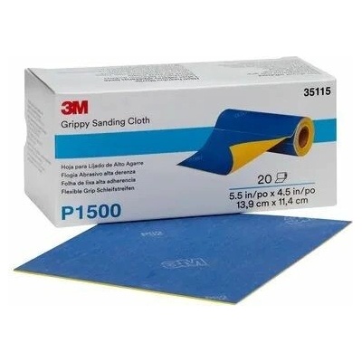 3M brusný arch 139x114mm Grippy H1500 (35115)