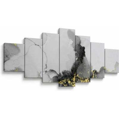 Obraz - Atramentové umenie, sedemdielne 210x100 cm